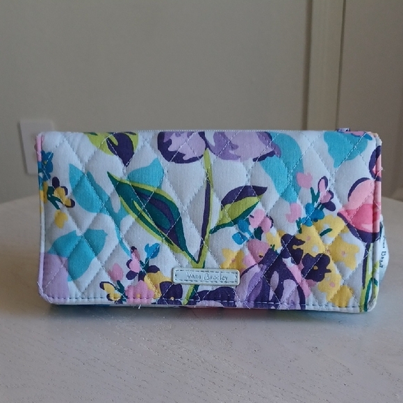 Vera Bradley Handbags - Vera Bradley RFID Wallet In The Marion Floral Pattern